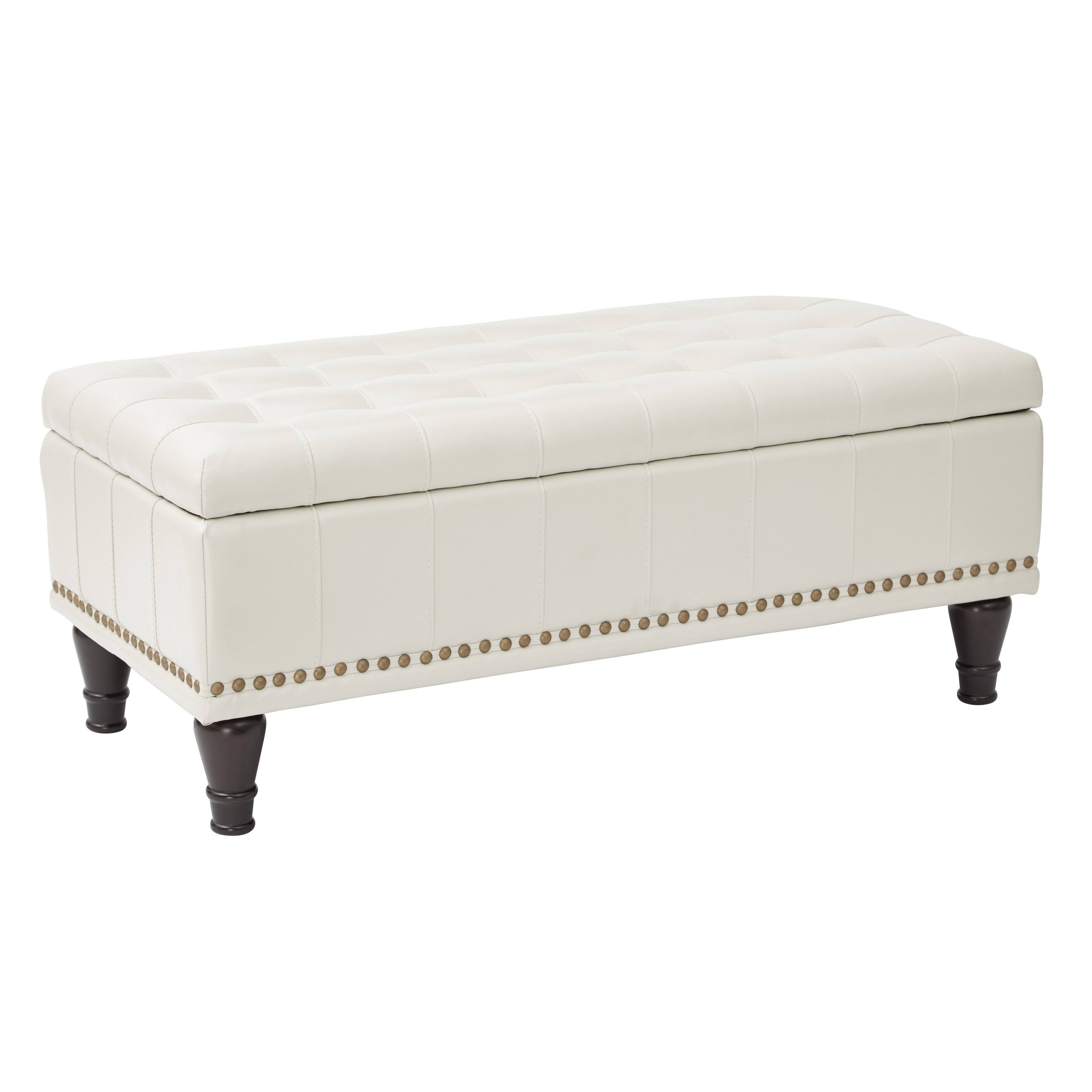 Grey Storage Ottoman T5337