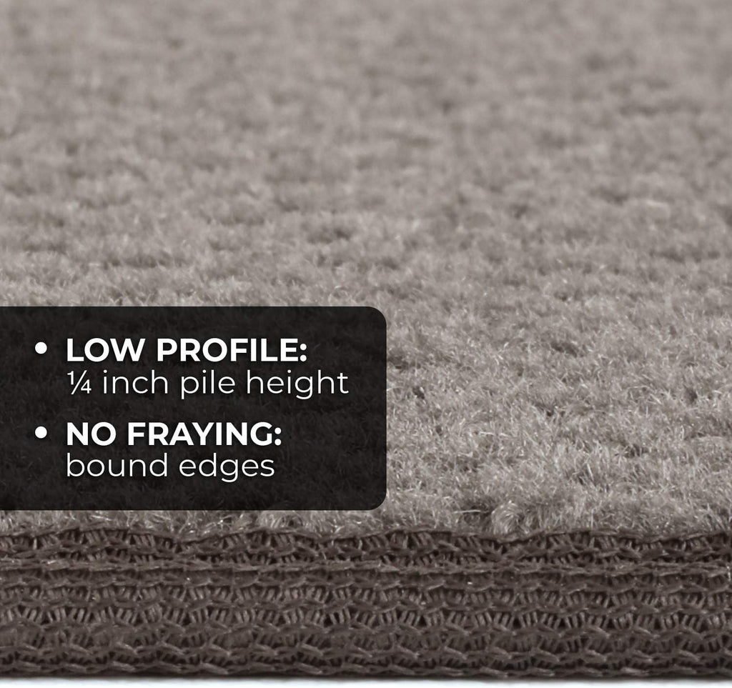 Gray 6 Feet X 36 Inches Skid-Resistant Carpet Runner Q238528