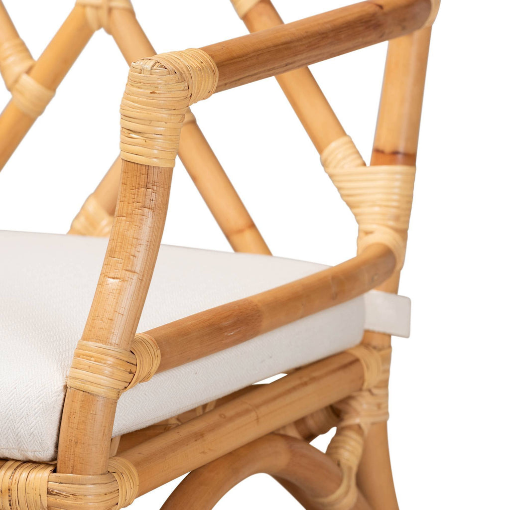 Finished Rattan Armchair T86402