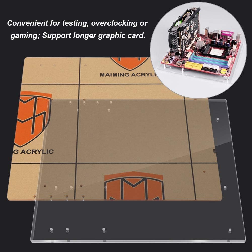 Open Frame Acrylic Computer Case Base Stand, Pack of 2 G1064