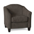 Charcoal Armchair with Black Walnut Legs I671330