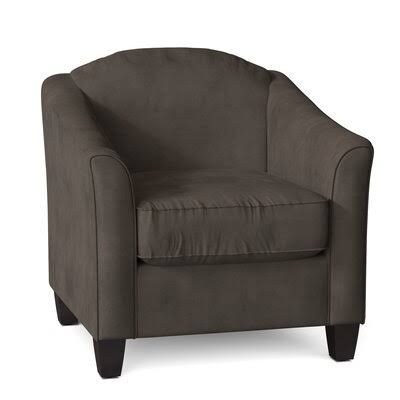 Charcoal Armchair with Black Walnut Legs I671330