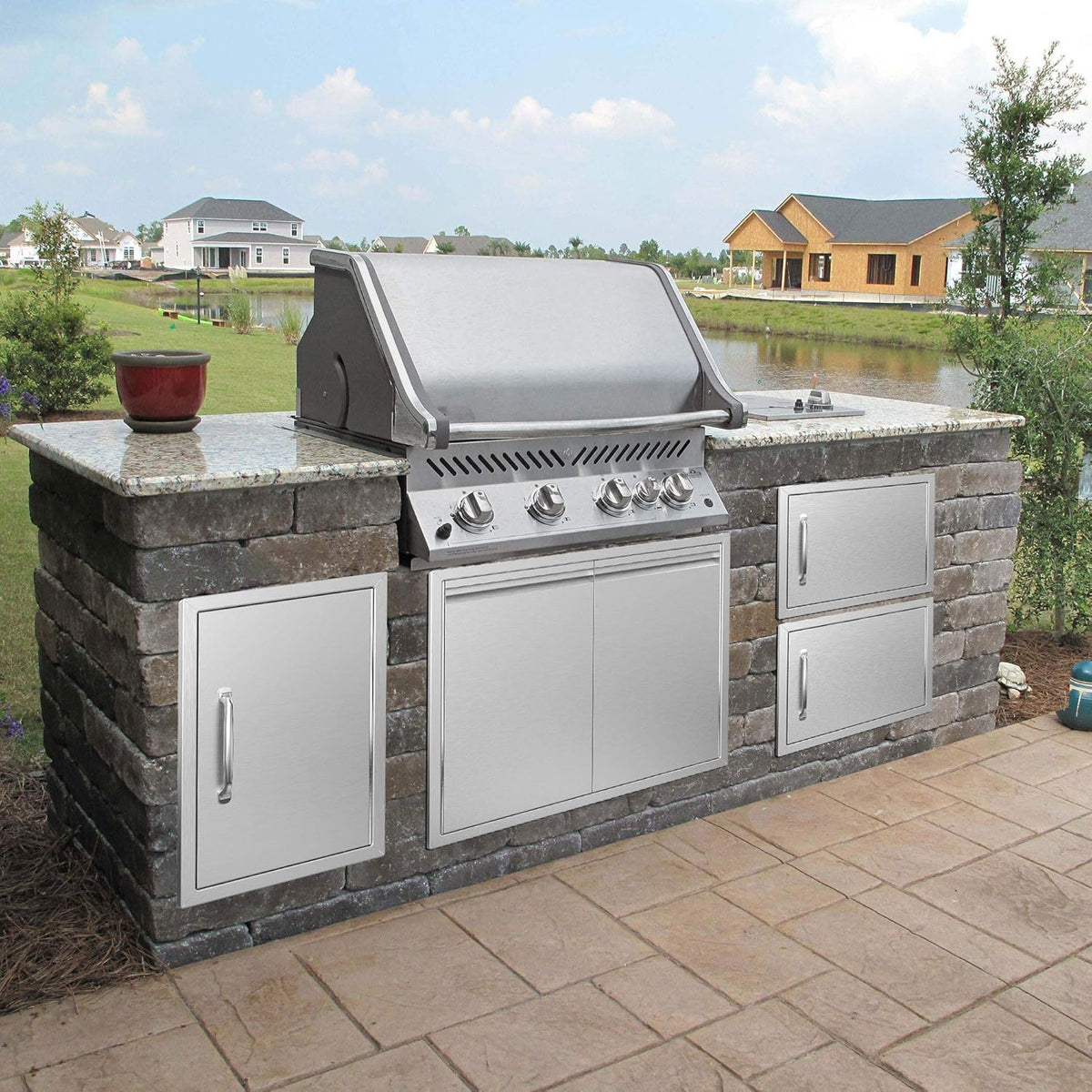 Stainless Steel BBQ Access Door 14 W x 20 H K348622