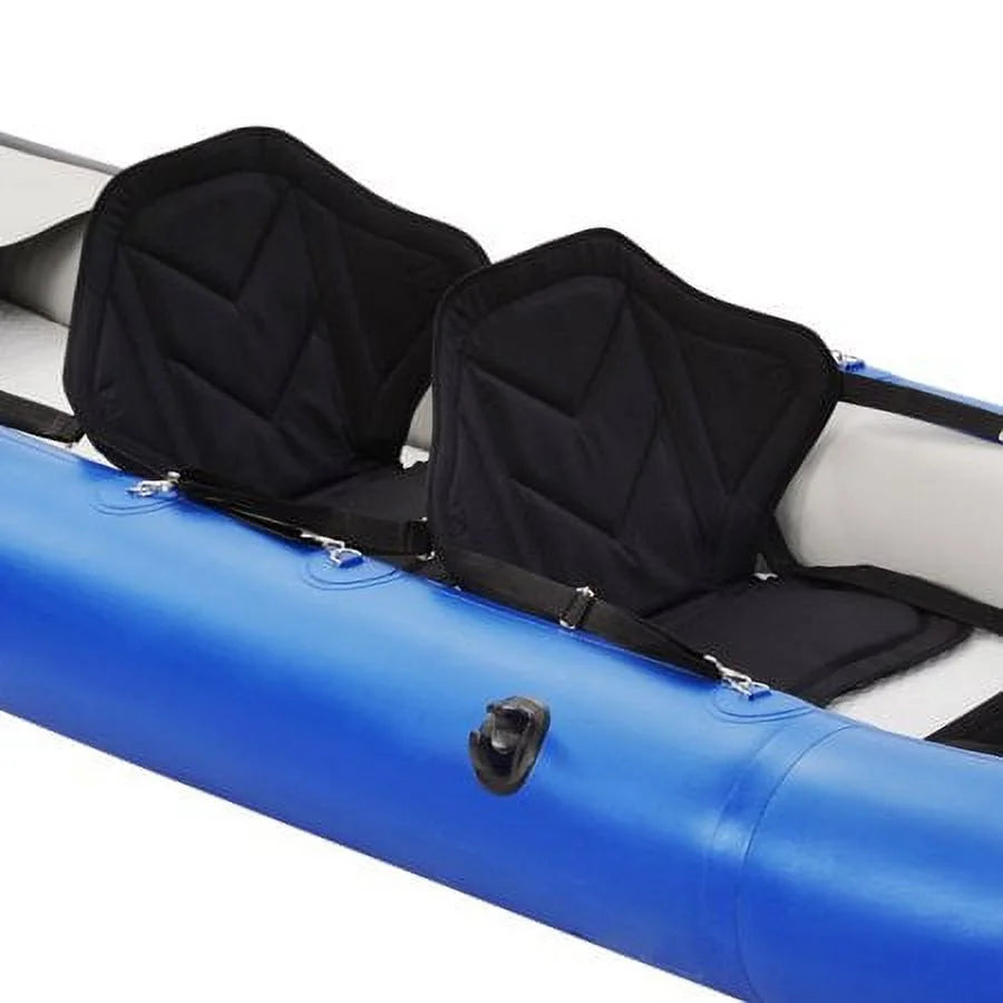 Blue Inflatable Kayak Set 2 Person with Paddle & Air Pump F49414