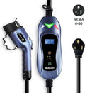 Portable EV Charger 240 Volt 25ft Cable 32 Amp Adjustable Plug-in Charging Station Y725992