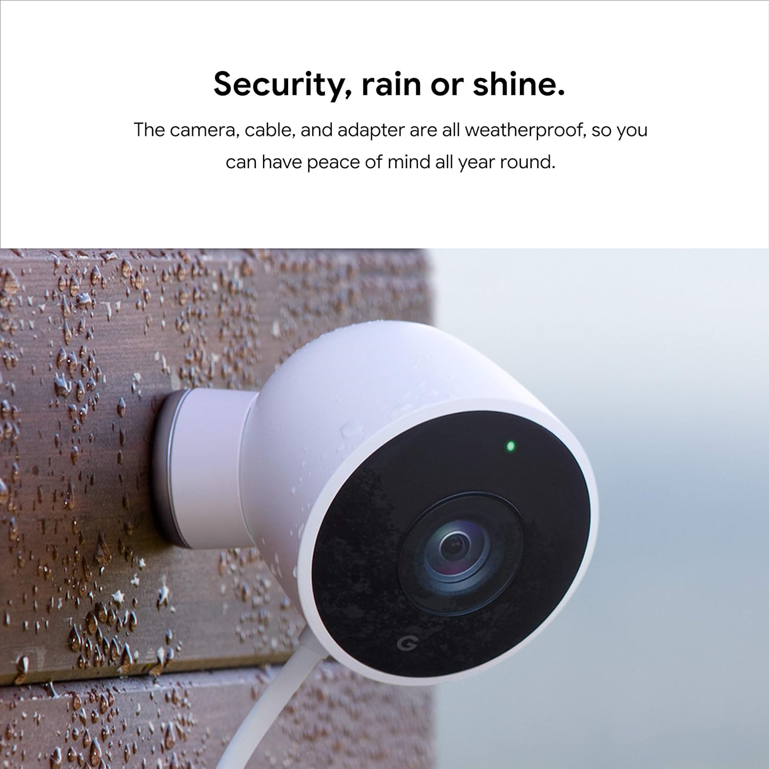 Weatherproof Outdoor Camera with Night Vision H830