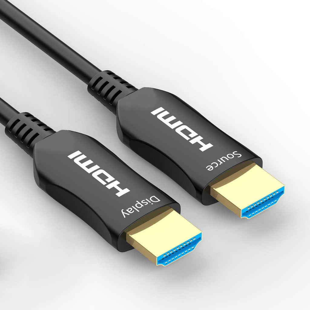 Fiber Optic HDMI Cable 50ft 4K 60Hz HDR10 18Gbps S909