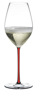 Red Champagne Wine Glass H3661