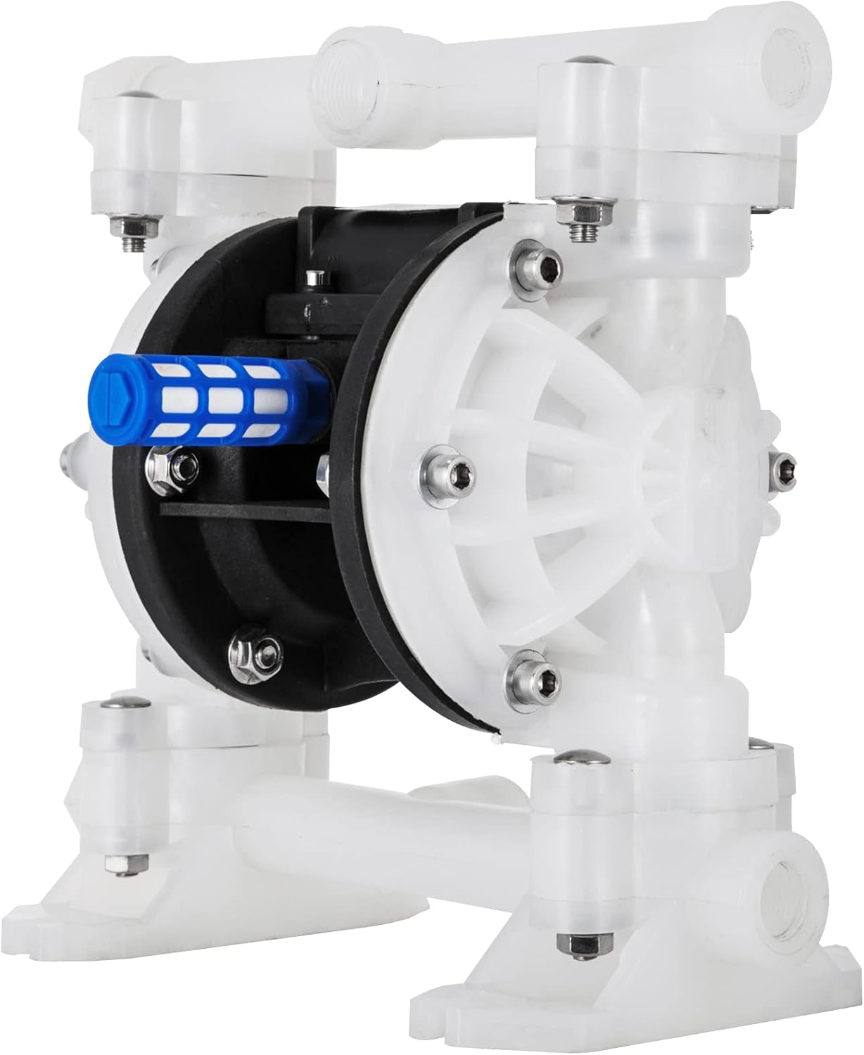 1/2 inch Air-Operated Double Diaphragm Pump 7GPM Max Flow Pneumatic Nitrile 100PSI U8516