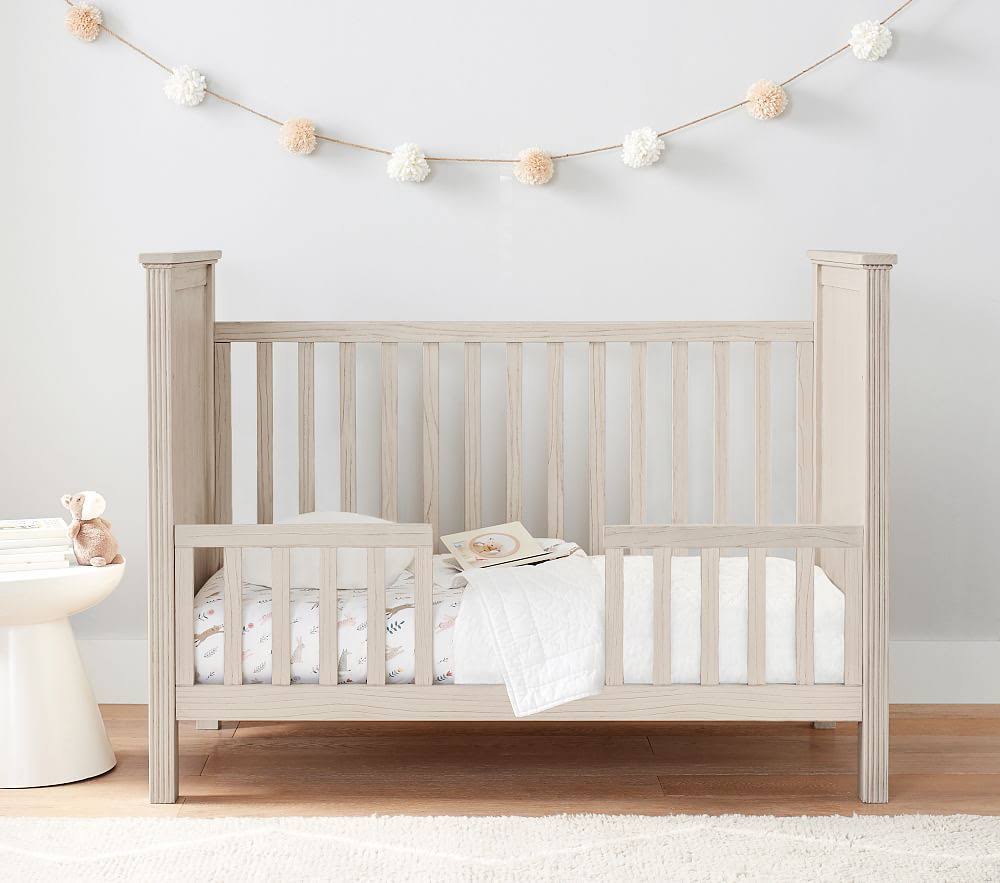 Toddler Bed Conversion Kit, Weathered White I7380