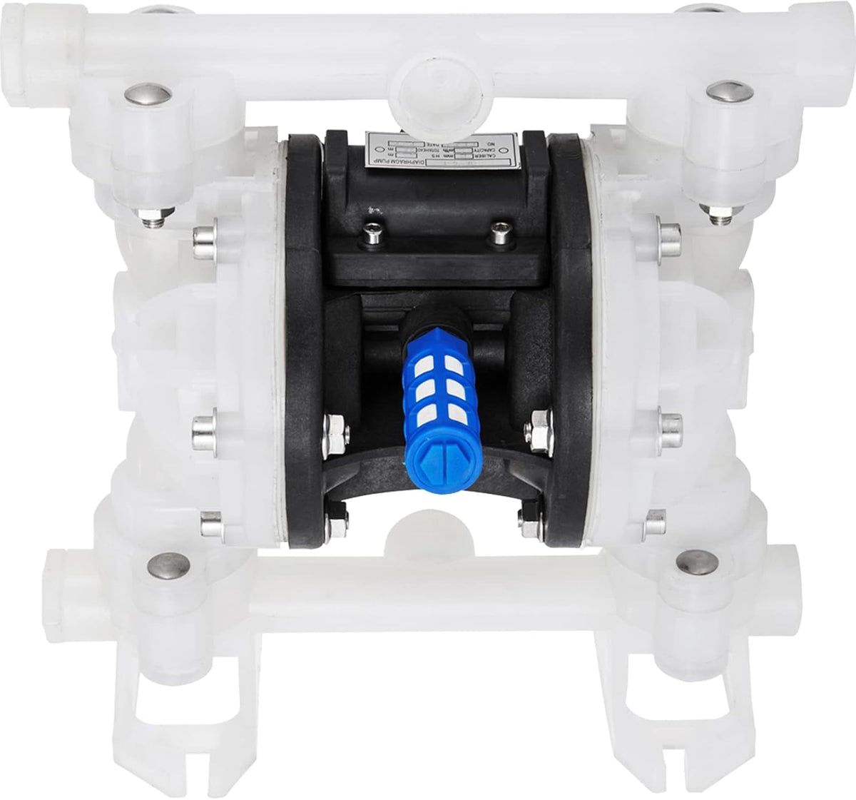 1/2 inch Air-Operated Double Diaphragm Pump 7GPM Max Flow Pneumatic Nitrile 100PSI U8516