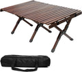 Portable Folding Wooden Camping Table with Carry Bag Z9145