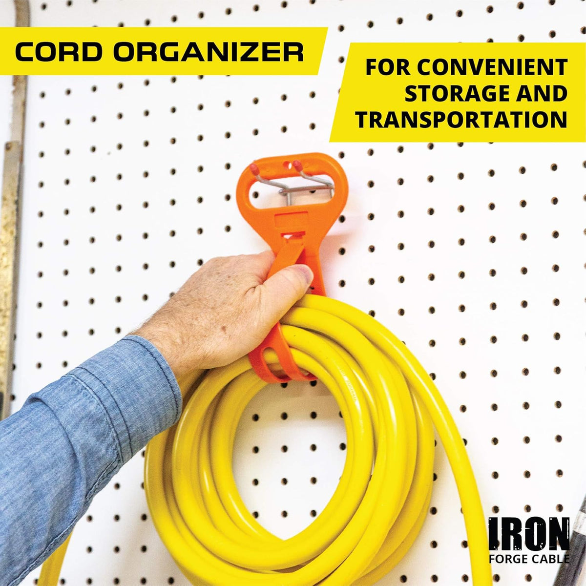 25 Ft 4 Outlet 10/4 SJTW Generator Power Cable, Pack of 2 C216