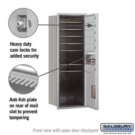 4C Horizontal Mailbox, Aluminum W92548