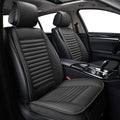 Black Leather Car Seat Covers I7358