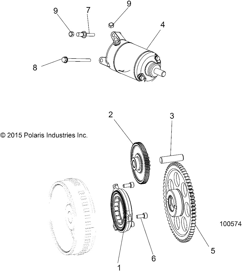 Starter Gear Assembly A723866