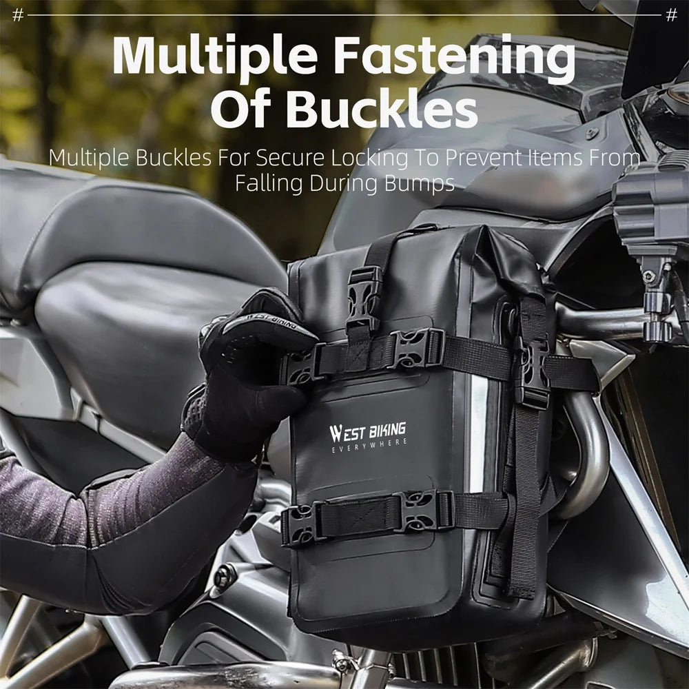 Waterproof 5L Motorcycle Side Frame Tools Bag A58646