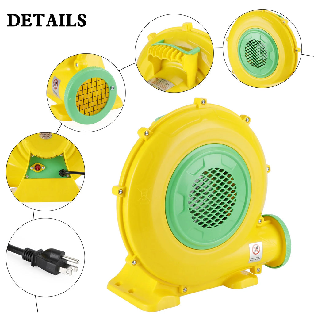 950 Watt Inflatable Bounce House Water Slide Air Pump Blower Fan R114240