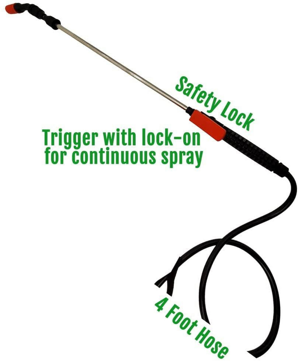 Pressure Sprayer Garden Pump 5 Liter 1.35 Gallon with Adjustable Shoulder Strap F109096