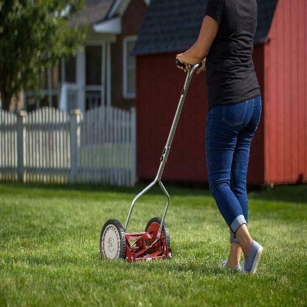 14 in. Manual Push Reel Lawn Mower L202
