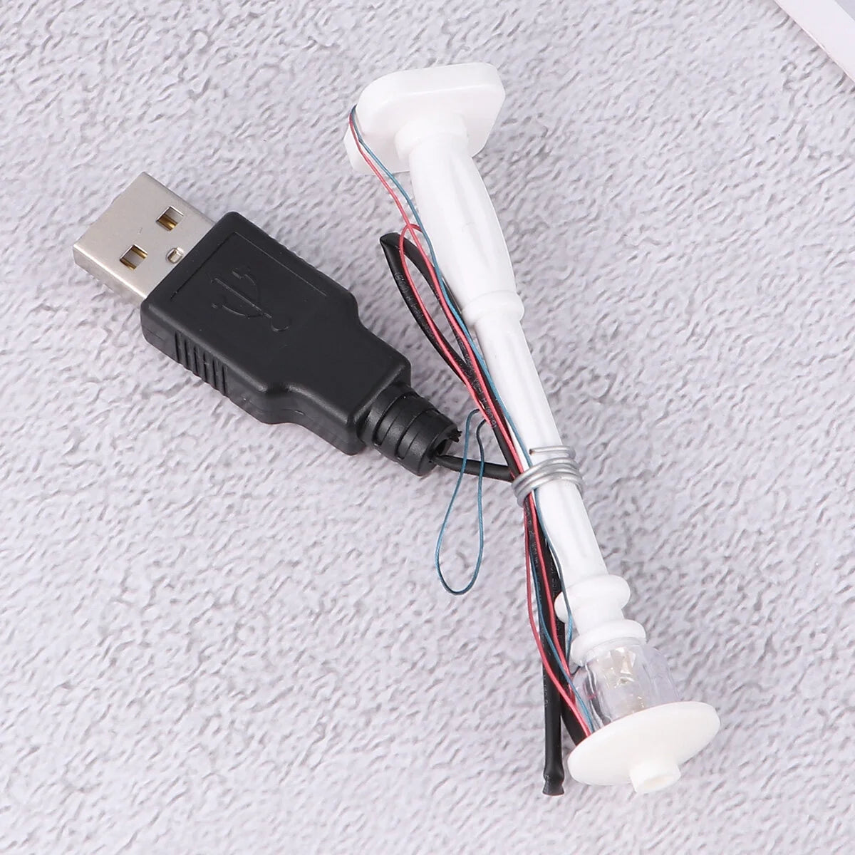 6 Pcs Mini LED White Roller Skates Toe Caps X8896