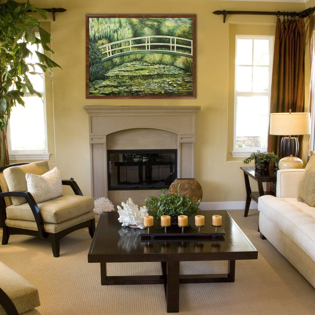 White Water Lilies Pre-Framed J2579