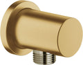 Brushed Nickel Shower Wall Union D271