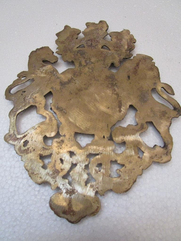 Brass British Royal Safe Wall Plaque Plate Pack of 2 T29852