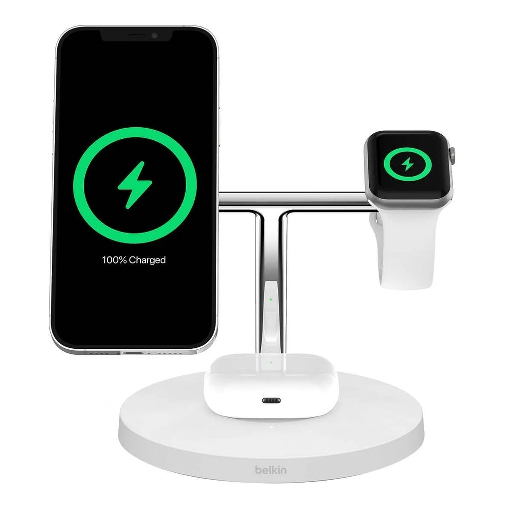 3-in-1 Wireless Charger with MagSafe 15W Q8394