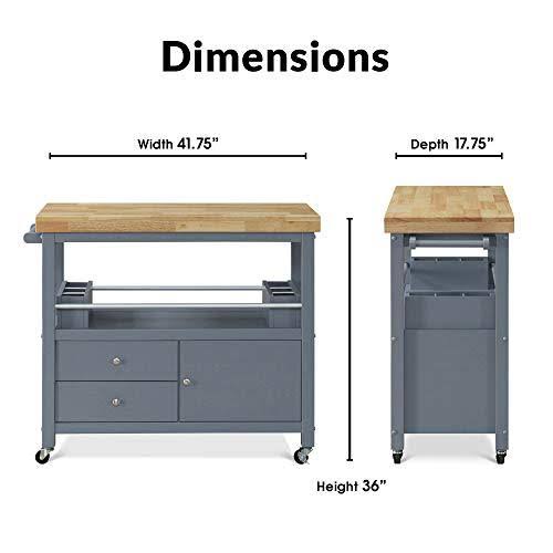 Gray Kitchen Cart I5167