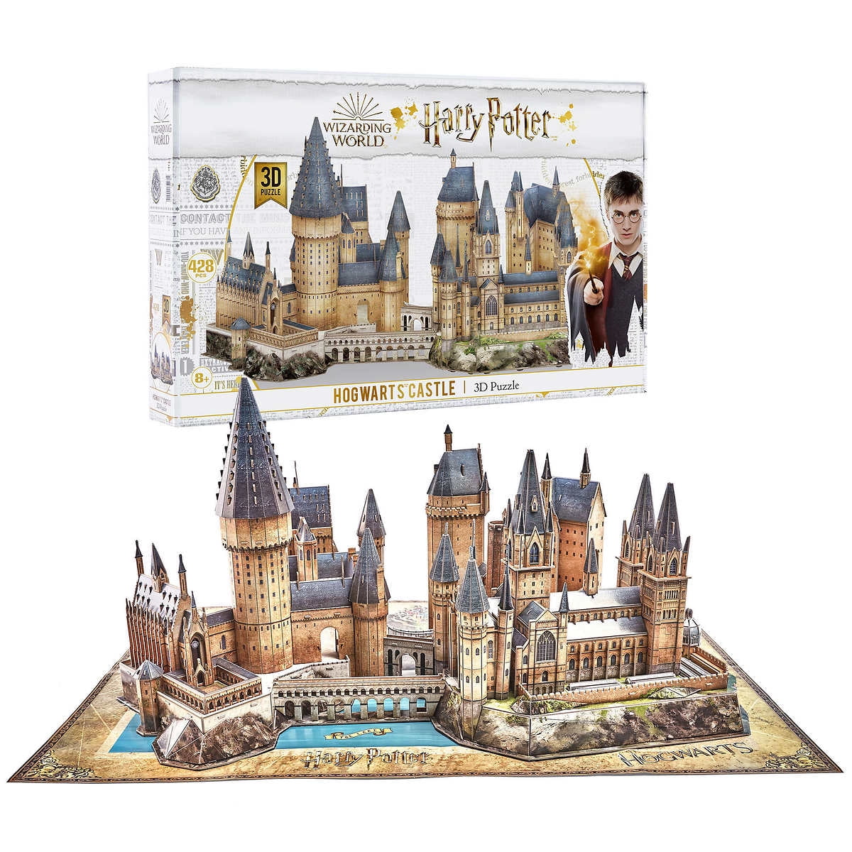 Hogwarts Castle 3D Puzzle, 428 Pieces W8960