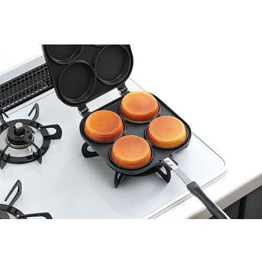 Nonstick Aluminum Pancake Maker with Four Molds P57496