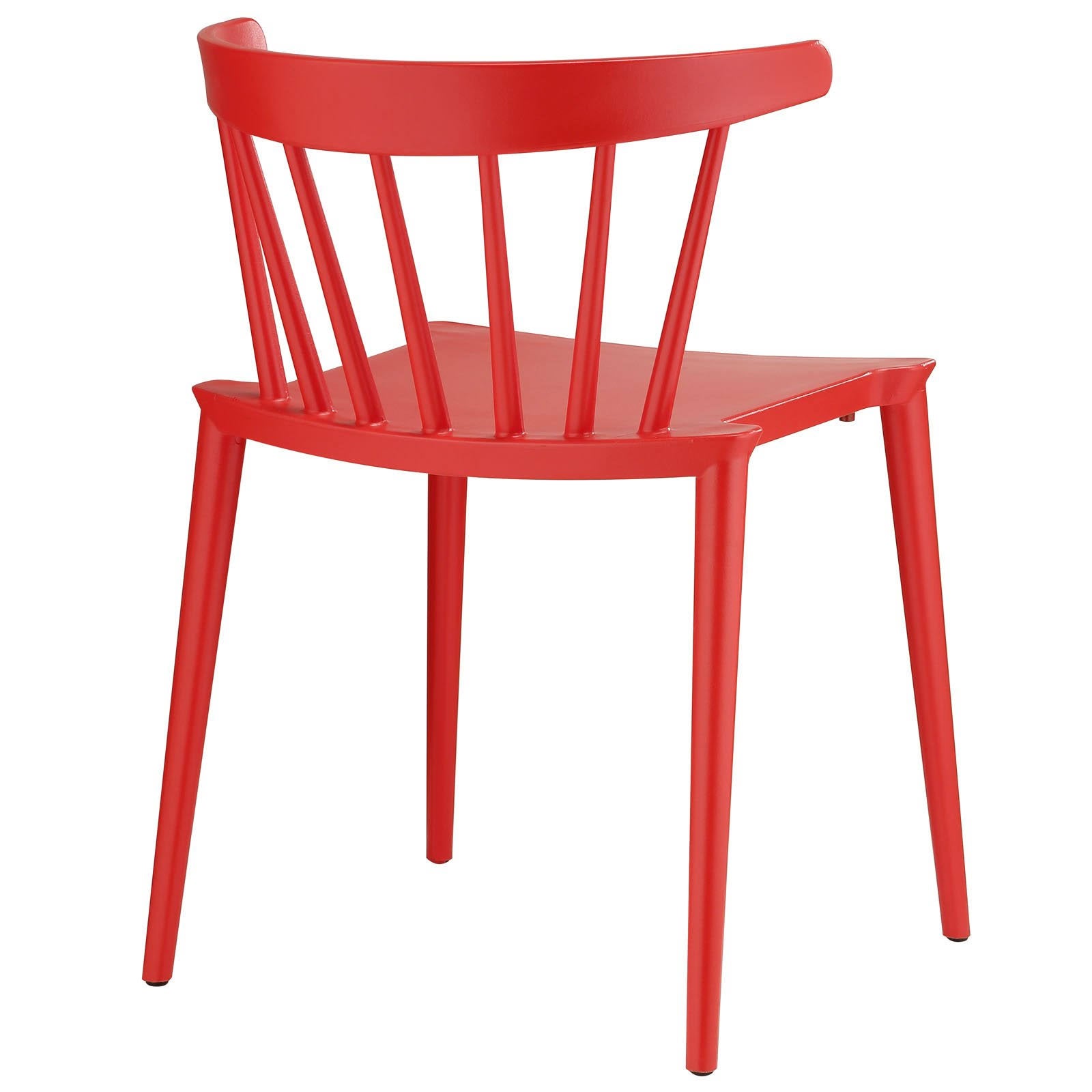 White Spindle Dining Side Chair K601243