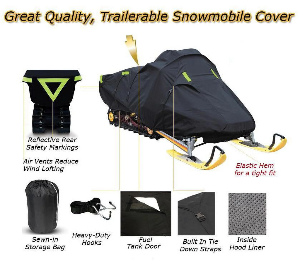 Trailerable 600 Denier Snowmobile Cover H291