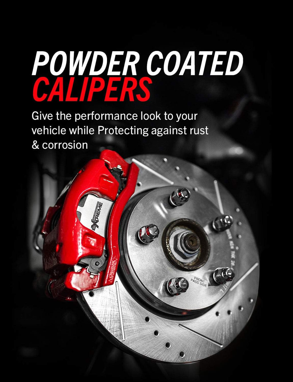Front Z36 Truck and Tow Brake Kit with Calipers W650