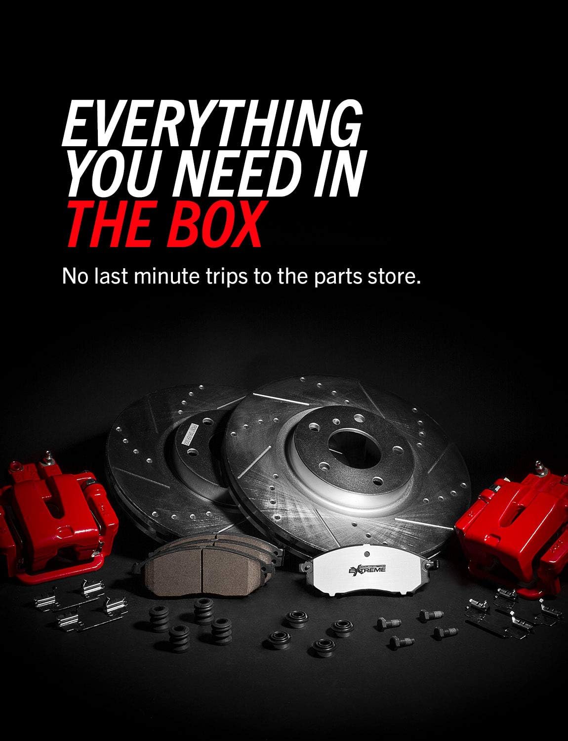 Front Z36 Truck and Tow Brake Kit with Calipers W650