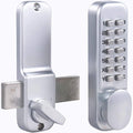 Satin Chrome Combination Surface Mount Deadbolt U87967