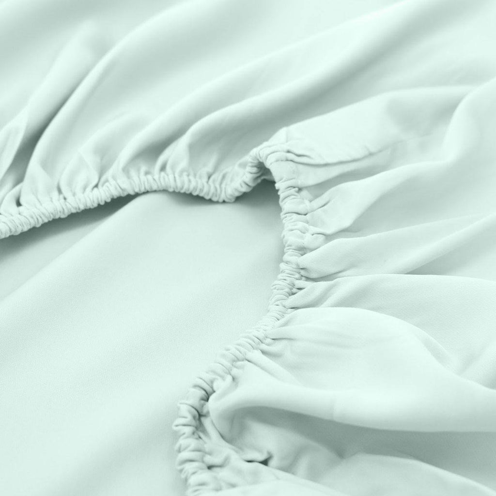 Split Top King Fitted Sheet 100% Bamboo Viscose 600 Thread Count White T2997