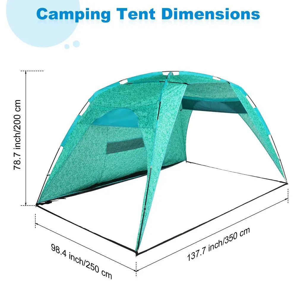 Pop Up Beach Tent Sun Shelter With Bag V44435