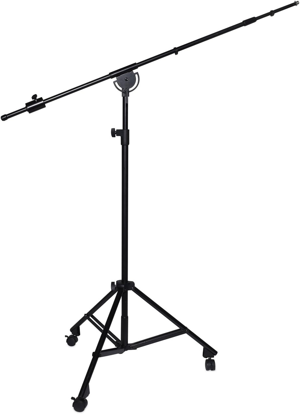 Heavy Duty Microphone Stand with Rolling Caster Wheels U505