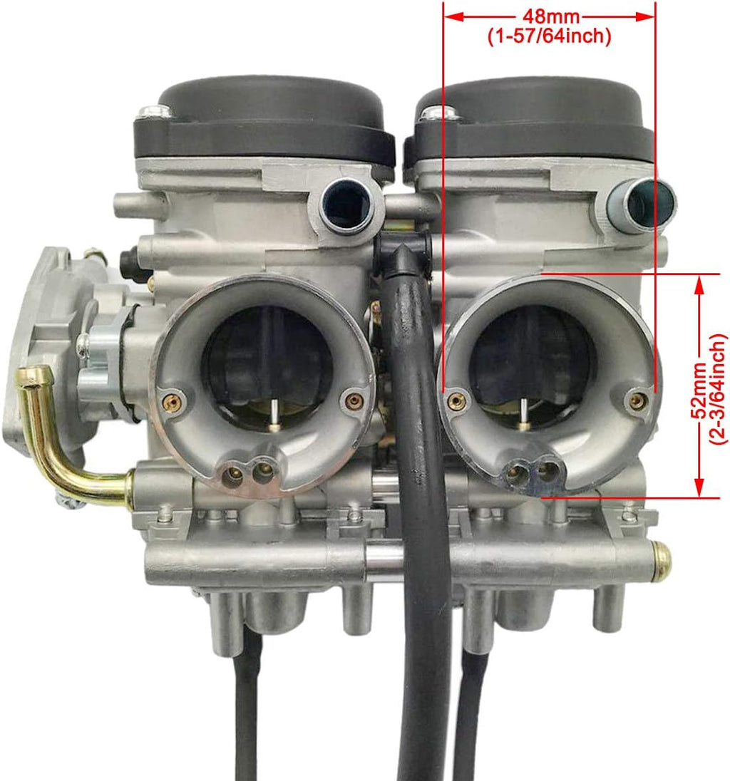 Carburetor for Yamaha Raptor 660 600R YFM660R 2001 2002 2003 2004 2005 Pack of 2 T32753