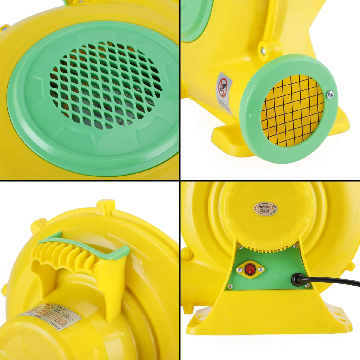 950 Watt Inflatable Bounce House Water Slide Air Pump Blower Fan R114240