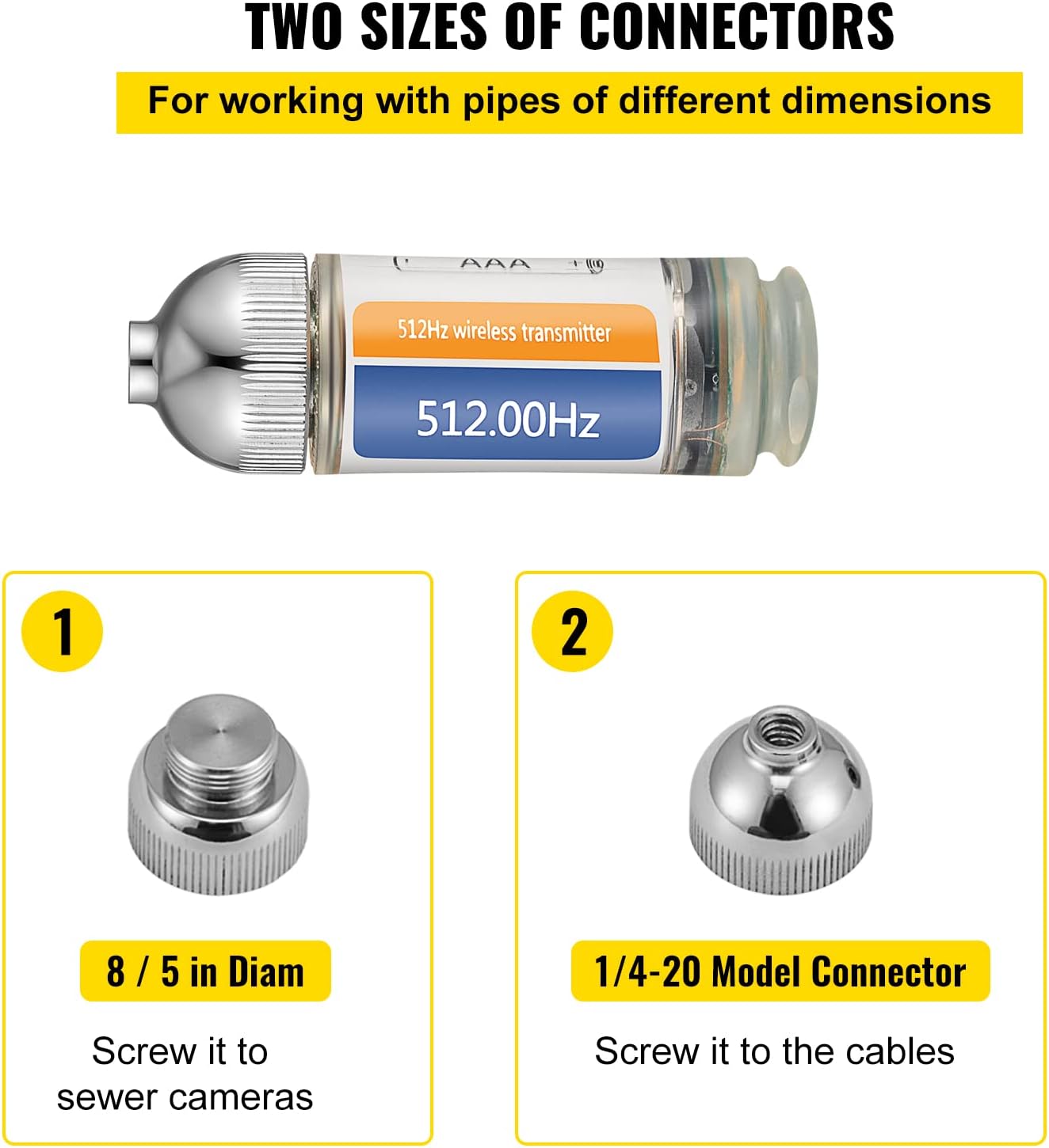 512HZ Sonde with 1/4-20 Connectors for Locating Pipelines N692