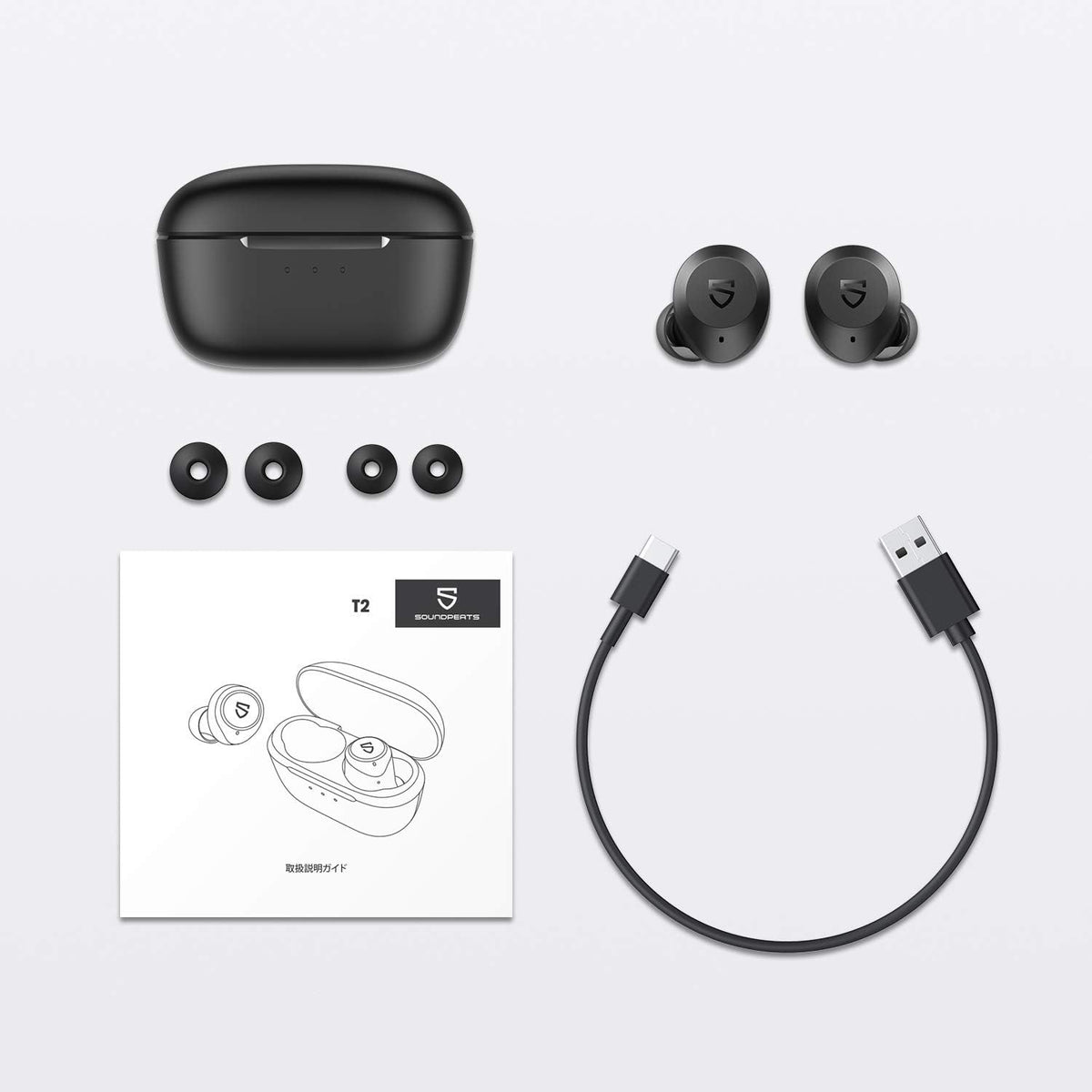 Hybrid Active Noise Cancelling Wireless Earbuds with Transparency Mode, Bluetooth 5.1, 30 Hours Playtime, USB-C Quick Charge E321