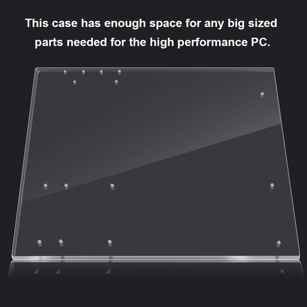 Open Frame Acrylic Computer Case Base Stand, Pack of 2 G1064