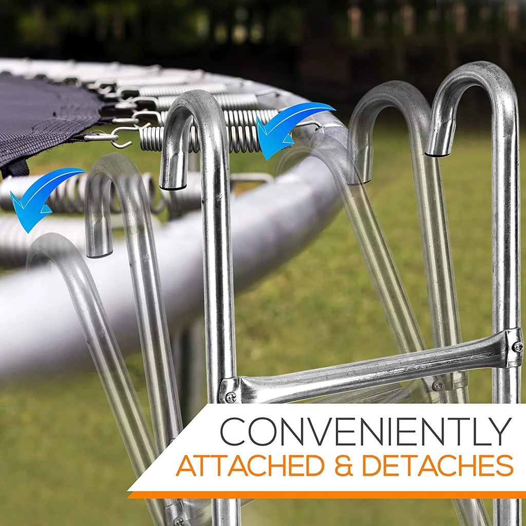 2 Step Galvanized Steel Trampoline Access Ladder X550