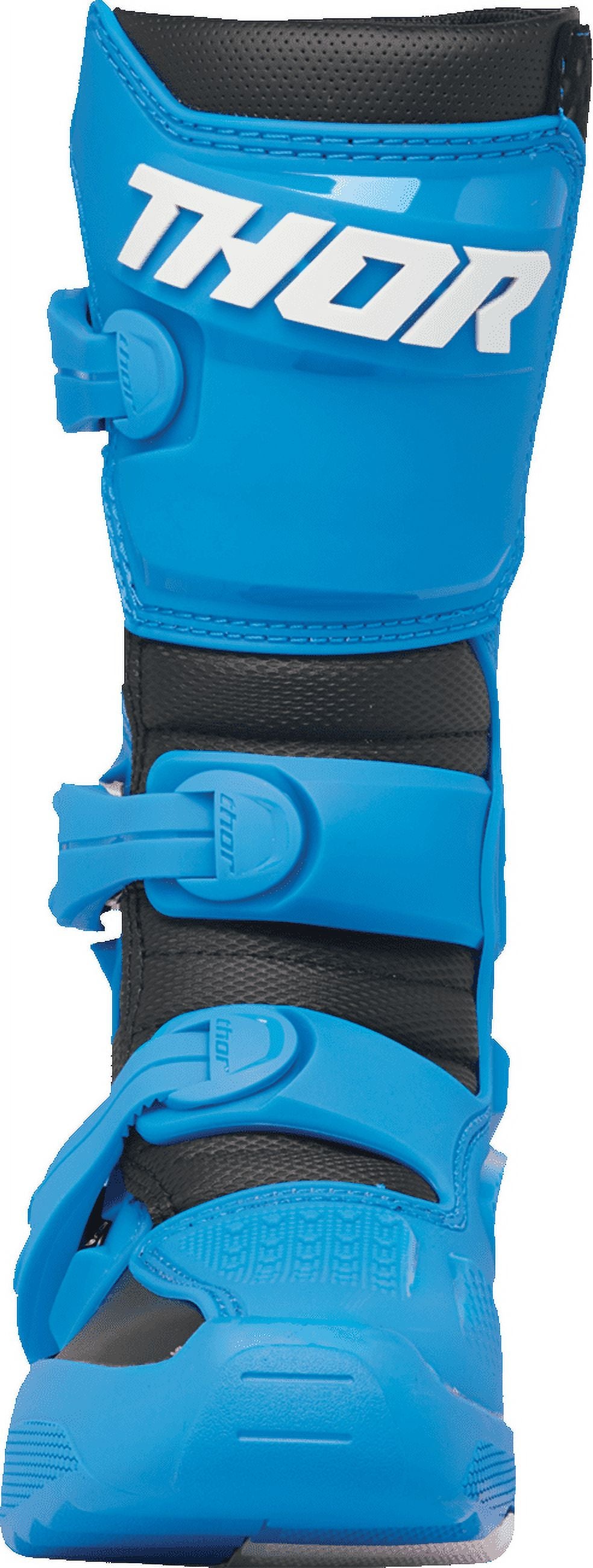 Blue/Black Motocross Riding Boots C97536