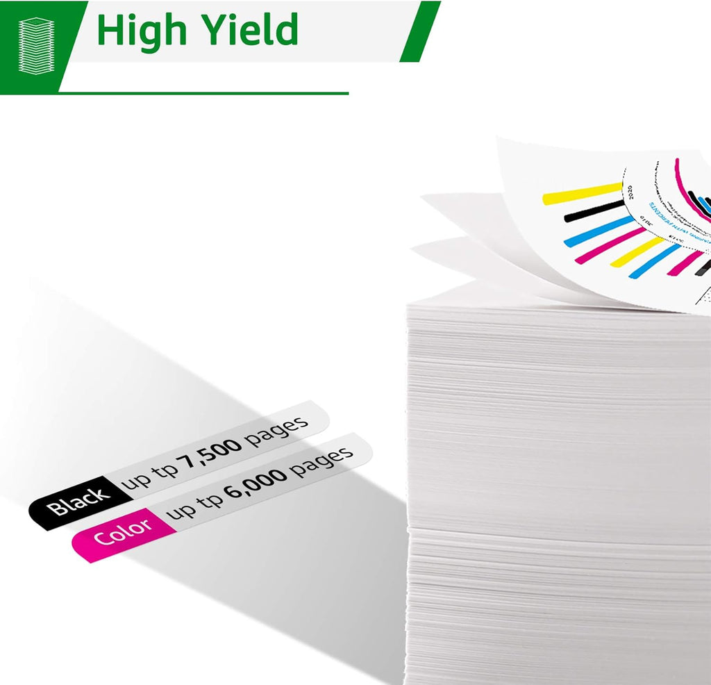 Compatible Toner Cartridge High Yield Black Cyan Magenta Yellow N414