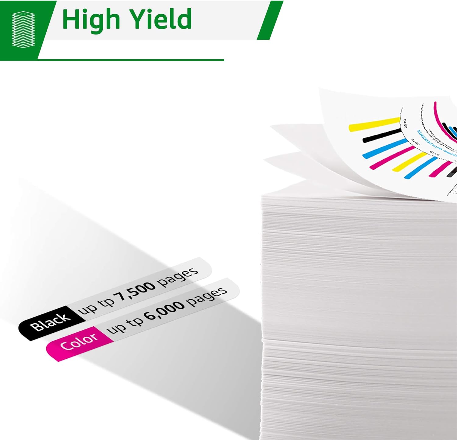 Compatible Toner Cartridge High Yield Black Cyan Magenta Yellow N414