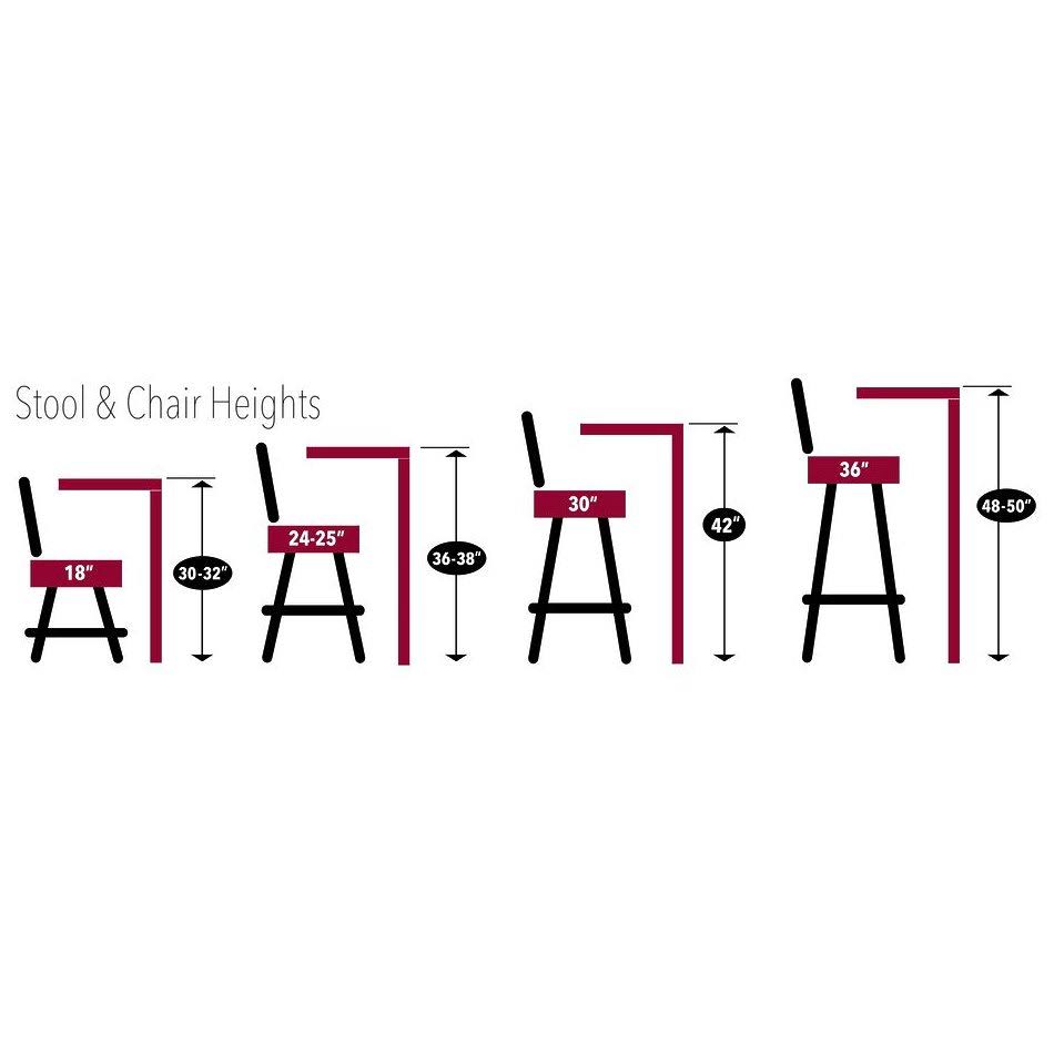 Black Wrinkle Stationary Bar Stool U425002
